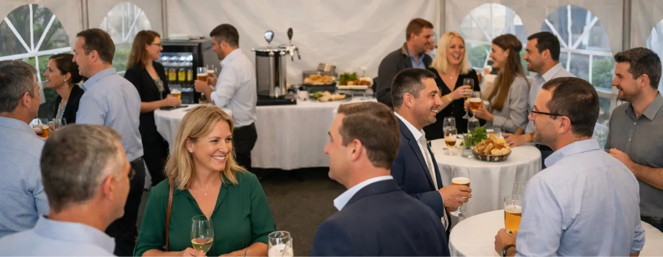 Bedrijfsfeest organiseren met Partytentverhuur Twente