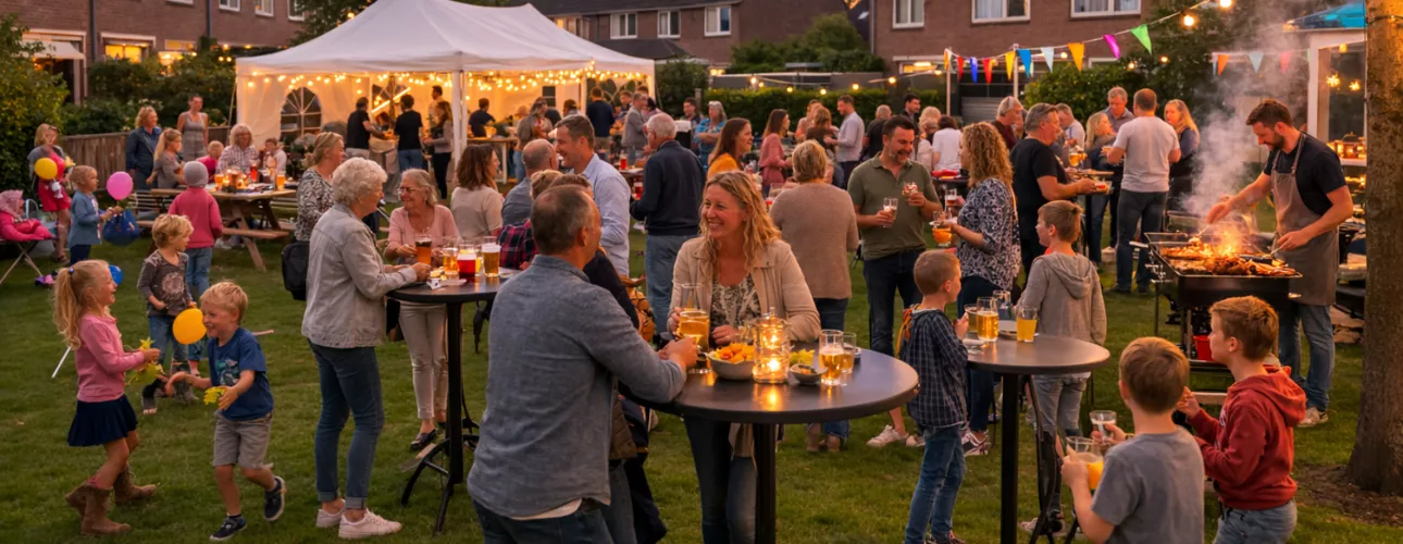 Buurtfeest organiseren met Partytentverhuur Twente