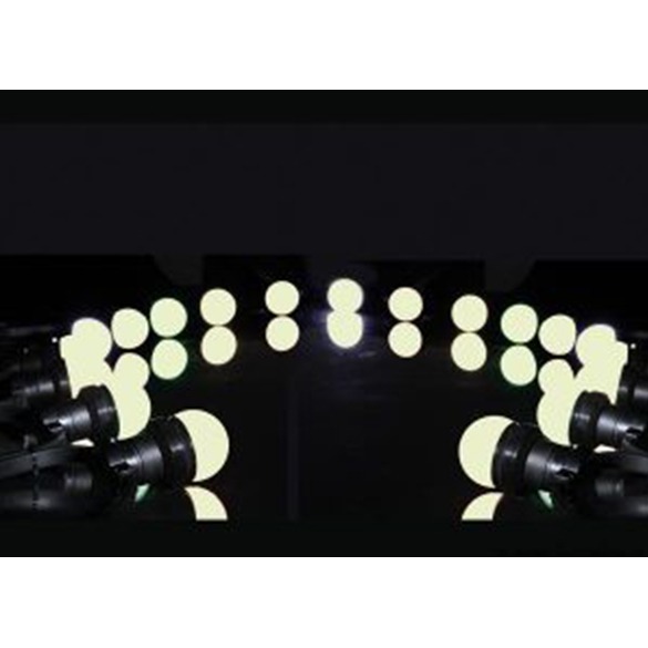 witte led bolverlichting 15m